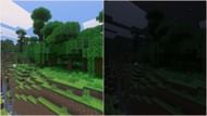 The gamma, contrast, and brightness levels are slightly disbalanced between day and nighttime (Image via Sportskeeda Gaming || Mojang Studios)